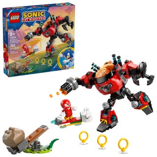 Knuckles vs. Dr. Eggman Egg Crusher Mech